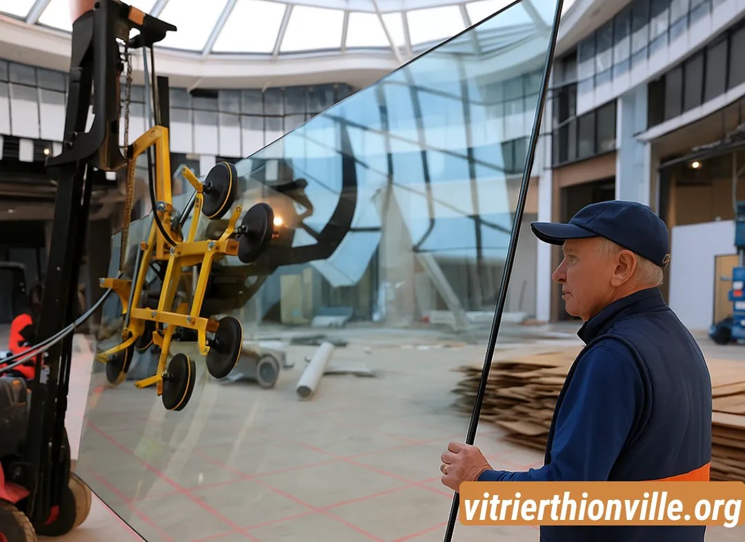 Remplacement de vitrine magasin Thionville